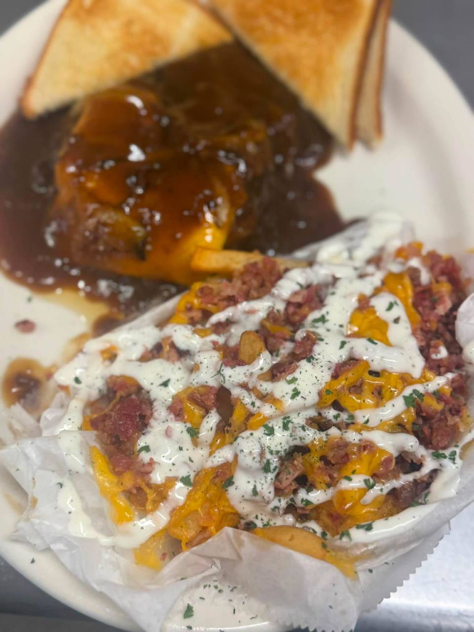 Loaded baked potato